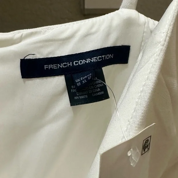 NWT French Connection White Dress - Picture 3 of 3